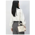 Miniatyrbillede 7 af 7: Håndtasker til kvinder - Crossbody tasker, søde skuldertasker, clutch tasker, pendler crossbody tasker til piger og kvinder - Hvid White