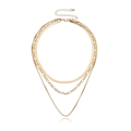 Miniatyrbilde 4 av 4: Punk Lagdelt Halskjede Slangebein Choker Halskjede Minimalistisk Hals