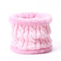 Pikkukuva 3 / 5: 2 kpl Lasten Talvihatut ja Huivit Setti Vauvan Pipo Kaksois Pompom Toddler Talvihattu 1-8-vuotiaille Pojille ja Tytöille. light pink