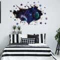 Miniatyrbild 5 av 5: 3D Kosmiska Blå Galax Väggstickers