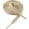 Miniatyrbilde 1 av 5: 5 par flate skolisser for joggesko (beige), flate skolisser for