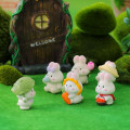 Miniatyrbillede 1 af 7: 6 stk. nye japanske tegneserie kanin søde mini skrivebordskontor decora