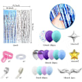 Miniatyrbild 5 av 5: Sjöjungfru Ballong Garland Kit Sjöjungfru Fest Dekorationer, 12''10''5