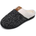 Miniatyrbild 2 av 5: Herrslippers Minnesskum Komfort Fuzzy Plyschfoder Slip On In
