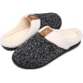 Miniatyrbild 5 av 5: Herrslippers Minnesskum Komfort Fuzzy Plyschfoder Slip On In