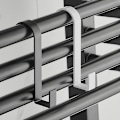 Miniatyrbillede 5 af 5: 5 stk. R-ord Rum Aluminium Væghængere Håndlavede Håndklædeophæng Frakkeholder Hatteholder Moderne Badeværelseshængere Badekåbehængere til Hjemmet Soveværelse - Sort