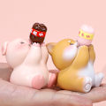 Miniatyrbillede 3 af 4: Happy Your Desktop Små Ornamenter Søde Dyr Drikke Drik C
