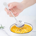 Miniatyrbillede 3 af 6: Keramiske suppeskeer, asiatiske 6 stykker japanske hvide små appetit