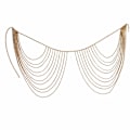 Miniatyrbilde 2 av 5: Krystall Navel Chain Strand Sofaer Strand Body Chain Mote Midje Smykker