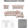 Miniatyrbilde 5 av 7: Stretch Sofa Trekk Trykte Sofa Trekk Lenestol Trekk for Sofaer Elastisk Universal Møbelbeskytter med Putetrekk - Stil 14 Large