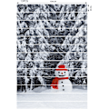 Miniatyrbillede 6 af 6: 3D Vinter Sne Træer Snemand Trappe Stickers Jul Trappe Stic