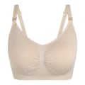 Miniatyrbild 1 av 8: Maternity front open buckle plus size amningsbehå - Hudfärg L