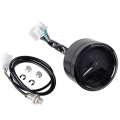 Miniatyrbilde 4 av 5: 12V LCD Digital Display Universal Motorsykkel Speedometer Drivstoff Me