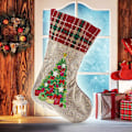 Miniatyrbild 1 av 4: DIY Julstrumpor Diamantmålning Material Handbroderi