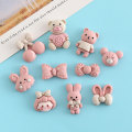 Miniatyrbillede 2 af 5: 45 stk. Pink Cartoon Princess Cherry DIY tilbehør Resin Drip Ph