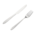 Miniatyrbillede 6 af 6: 12 stk. rustfrit stål bestik, 6 x middagsknive - 6 x gafler
