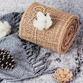 Miniatyrbillede 3 af 6: 15 cm bred hessian - rustik bånd rulle til DIY