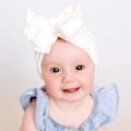 Pikkukuva 3 / 6: 6 kpl vauvan tyttöjen turbaanihatut Turbaani Bun Knot Cute Bow Beanie