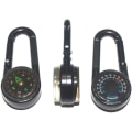 Miniatyrbillede 2 af 5: Multifunktion Mini Karabinhage 3 i 1 Kompas Udendørs Termometer