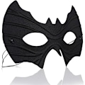 Miniatyrbilde 3 av 4: Fledermusmaske kostyme - Superhelt svart flaggermusmaske utkledning C