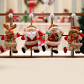 Miniatyrbillede 2 af 7: 4 stk. små juleophæng Julepynt Dansende Mup