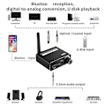 Miniatyrbild 4 av 5: D18 Bluetooth 5.0-mottagare digital till analog digital ljudkonverter
