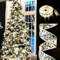 Miniatyrbilde 1 av 5: （Sølv）Eventyrlys Juletrerbånd, 16ft/ 5m Batteridrift