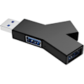 Miniatyrbillede 6 af 6: 2 stk. USB 3.0 Hub, USB 3.0 3 Port Hub, USB Docking Station, Data H