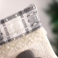 Miniatyrbillede 2 af 6: 3 stk. Off White Jule Strømper Jule Dekoration Gammel