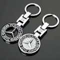 Miniatyrbillede 2 af 5: 2 stk. H spænde dobbeltsidet bil logo metal nøglering reklame c