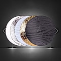 Miniatyrbild 5 av 5: 5 i 1 Bärbar Fällbar Reflektor 60cm Cirkulär Reflektor för S