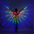 Miniatyrbilde 4 av 5: Belly Dance Golden Wing Rainbow Colorful LED Luminous Wing Dance