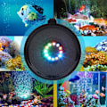 Miniatyrbillede 6 af 6: LED Aquarium Boblelys, Fjernbetjening Luftsten Disk, med