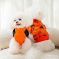 Pikkukuva 4 / 5: Koiran Halloween-asu Kurpitsa Lemmikkipaidat Hauska Pentu Kissa Neule