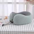 Miniatyrbillede 1 af 5: U-formet pude Memory Foam pude Stribet pude Rejse nakke Pi