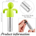 Miniatyrbilde 2 av 5: 2 stk teinfuser for løs te søt ultra finmasket te sil
