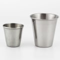 Miniatyrbillede 1 af 6: 2 stk. rustfrit stålkrus, stabelbart metal krus, 304 rustfrit