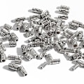 Miniatyrbild 2 av 5: 400 st tibetanska silverpärlor blandade legering rörpärlor för DIY-smycken