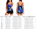 Miniatyrbild 4 av 5: Dam Badkläder Tankini Set Baddräkt Plus Size 3XL