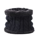 Miniatyrbillede 3 af 5: 3 stk. Børne Vinterhatte og Halsklæde Sæt Baby Beanie Dobbelt Pom Pom Toddler Vinterhat til 1-8 År Gamle Drenge og Piger. black