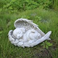 Miniatyrbilde 2 av 5: Minnesmerke for kjæledyr, engelstatue for å minnes vår tapte pelsbaby