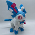 Miniatyrbild 4 av 4: Glittrande Sylveon Plysch Fairy-typ Eevee Mjuk Leksak Docka Fylld Anima