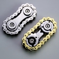 Miniatyrbillede 6 af 6: Fingertip Pinion Gear Wheel Rotating Pinion Styrehjul Legetøj R