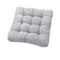 Miniatyrbilde 1 av 7: Tykk bomullslin firkantet tatami-matte (45*45cm) Light gray