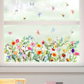 Miniatyrbillede 2 af 5: Anti-kollisions Iris Have Blomster Vindue Stickers Glas Stickers