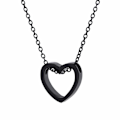 Miniatyrbillede 3 af 5: Fashion Heart Kvinde Rustfrit Stål Kæde Vedhæng Charm Halskæde