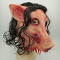 Pikkukuva 2 / 3: Halloween Masquerade Mask Chainsaw 3 Pig Bajie Mask With Hair Pi