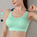 Miniatyrbillede 4 af 8: Kvinde Tank Top Push Up Fitness Sports BH - Pink L