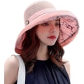 Miniatyrbilde 3 av 6: Mesh Solhatter for Kvinner - UPF UV-beskyttelse - Pakkbar - Bred Br