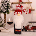 Miniatyrbillede 6 af 6: 4 stk. juledekorationer, ansigtsløs gammel mand, strikket uldvin B